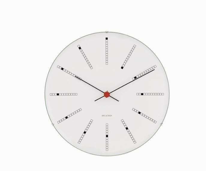 Arne Jacobsen Clock, AJ Wall Clock, Arne Jacobsen Bankers Clock 