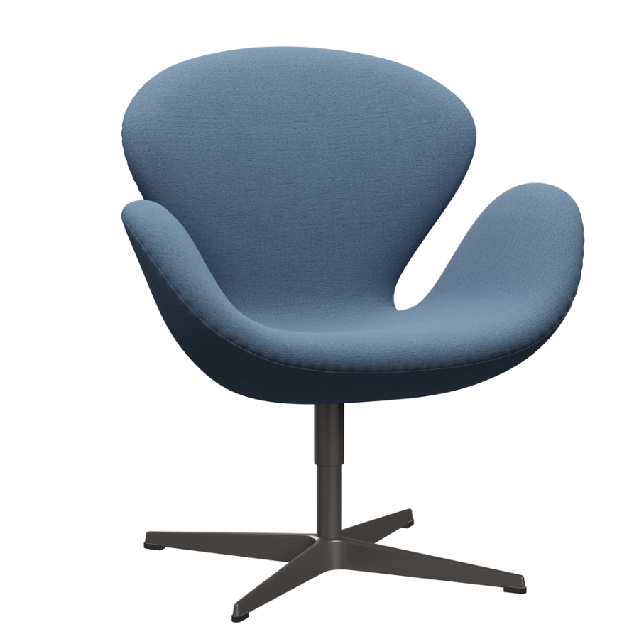 Swan Lounge chair_3320_Christianshavn_1152_Warm Graphite base Swan Chair designed by Arne Jacobsen, Fritz Hansen Swan Chair, Arne Jacobsen Swan chair