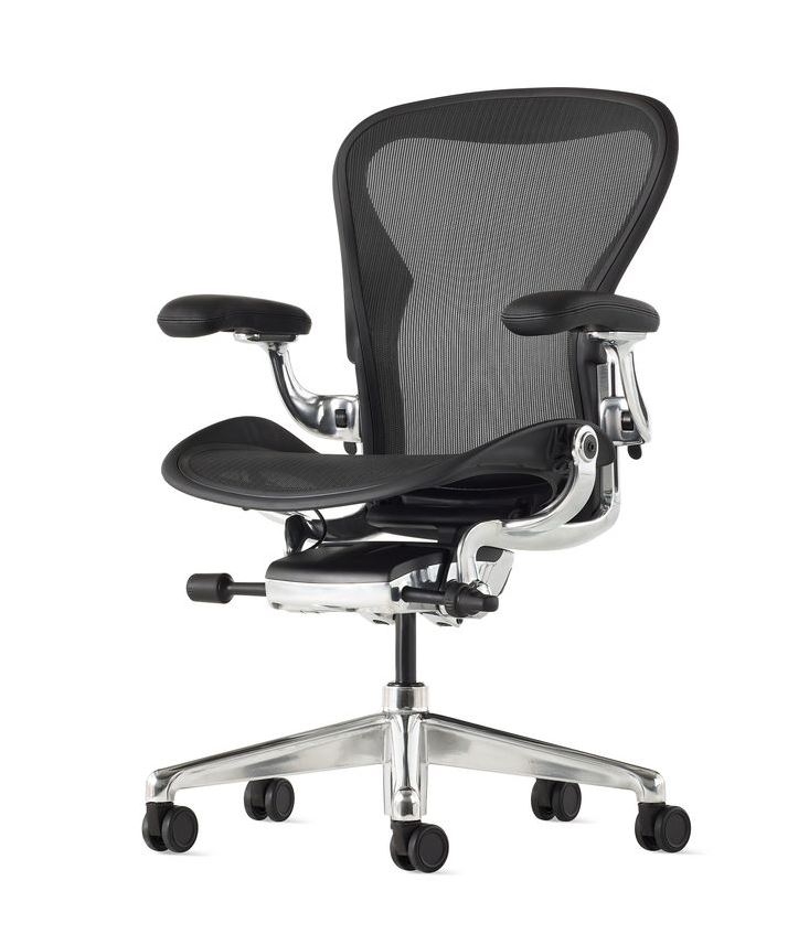 HM Aeron Onyx OBP Polished wo PostureSL HM Aeron Onyx OBP Polished wo PostureSL