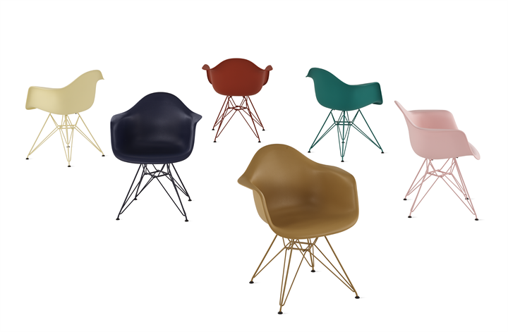 Eames Moulded Plastic Armchairs HMxHAY Eames Moulded Plastic Armchairs HMxHAY