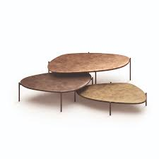 Ishino Tables with lightweight concrete tops