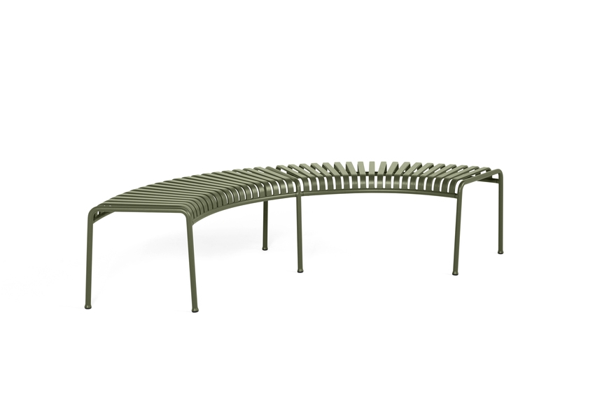 Palissade_Park_Bench_olive_Set_of_2 Palissade Park Bench designed by Ronan and Erwan Bouroullec for Hay, HAY Palissade Bench seating