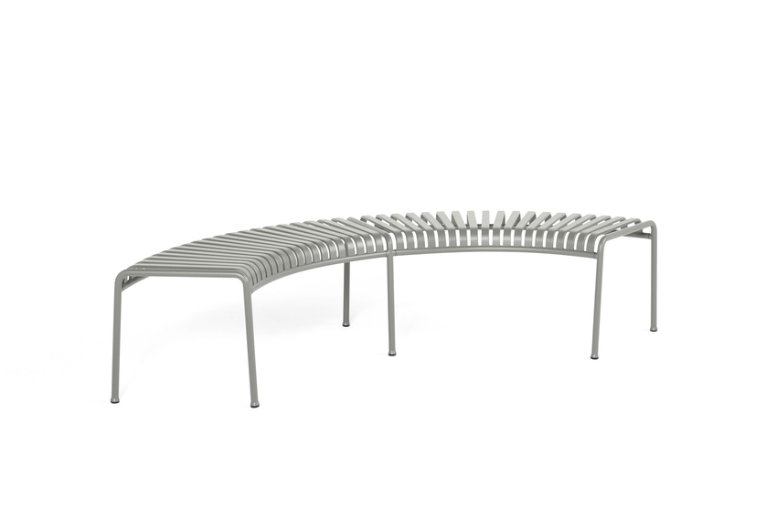 Palissade_Park_Bench_sky_grey_Set_of_2 Palissade Park Bench designed by Ronan and Erwan Bouroullec for Hay, HAY Palissade Bench seating
