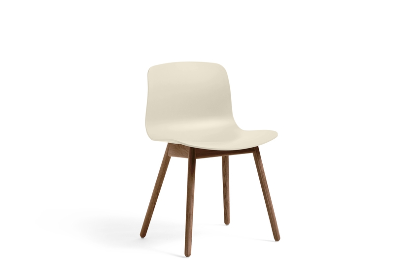 About A Collection Eco Side Chair Cream/Walnut