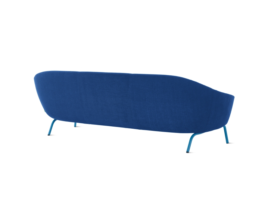 Ever 3Seater_EVER32A_Geiger Vionette Sapphire_RAL5024 Ever Lounge NaughtOne, NaughtOne Ever Lounge Chair designed by Ric Frampton