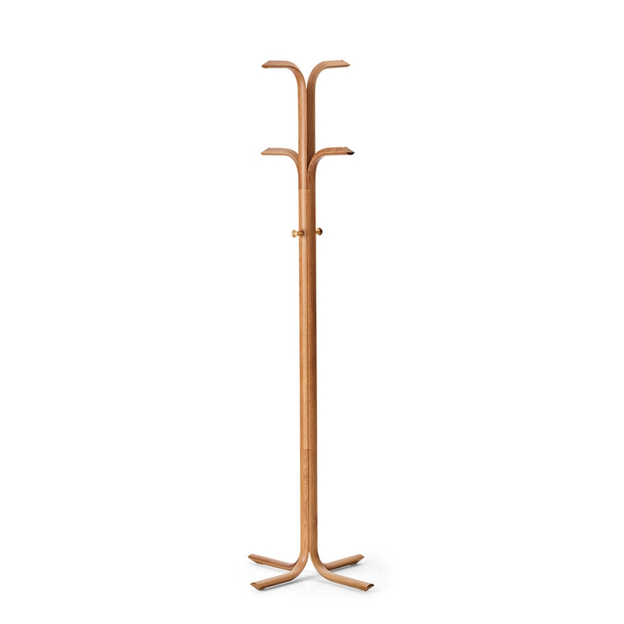 Furl Coat Stand_Oak Furl Coat Stand designed by Adam Goodrum for NAU, NAU Furl Coat Stand