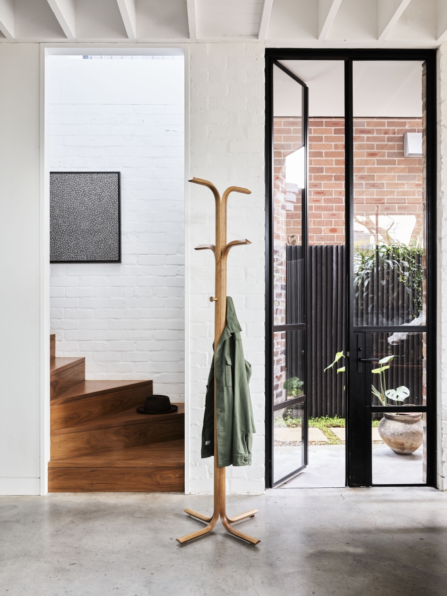 Furl Coat Stand_Oak Furl Coat Stand designed by Adam Goodrum for NAU, NAU Furl Coat Stand