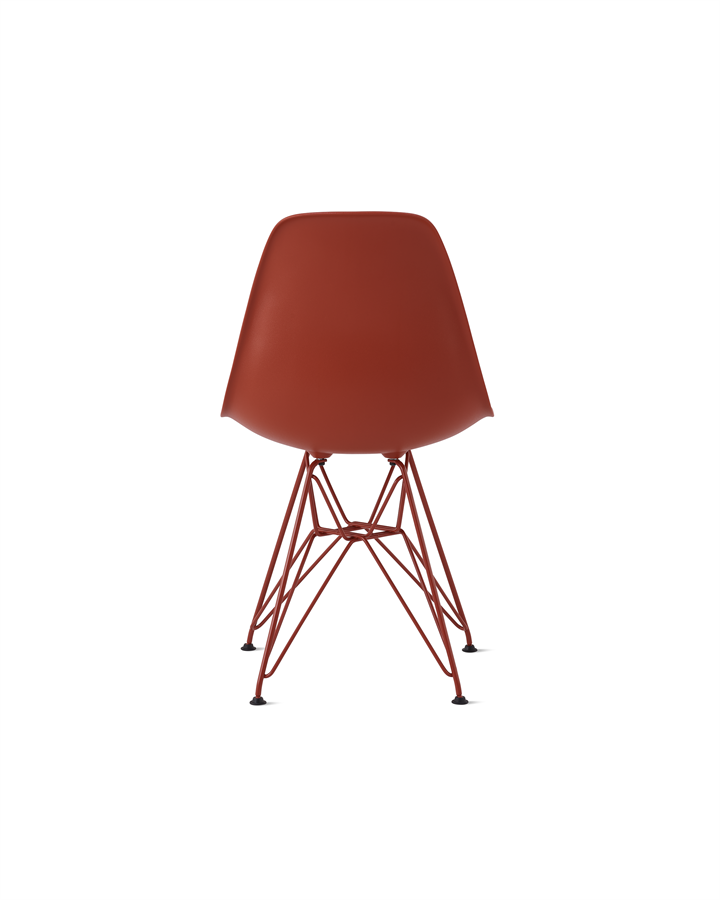 Eames Moulded Plastic Side Chair - Iron Red