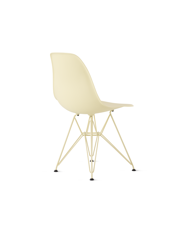 Eames Moulded Plastic Side Chair - Powder Yellow