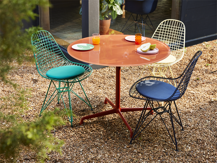 Eames Wire Chairs - Mint Green, Blue Black, Powder Yellow Eames Wire Chairs - Mint Green, Blue Black, Powder Yellow