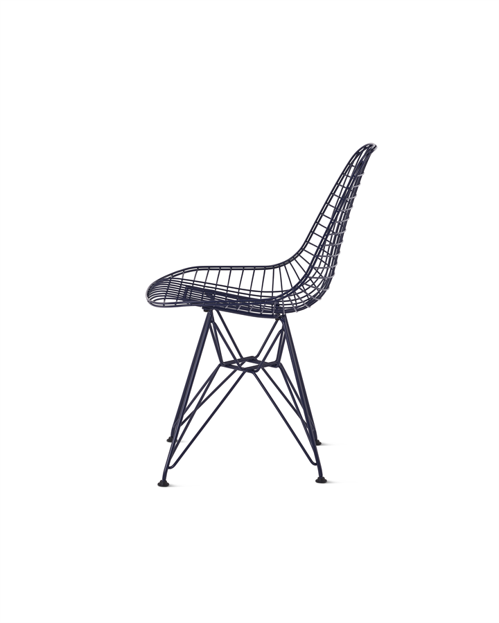 Eames Wire Chair - Blue Black Eames Wire Chair - Blue Black