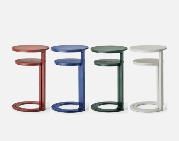 Nest Table designed by Adam Goodrum for NAU, Nest Monochrome Table by NAU, Nest Table in colours