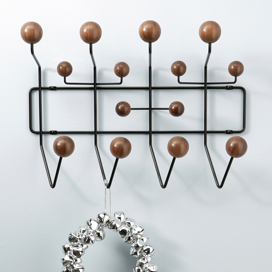 Eames Hang It All Walnut Black - Xmas