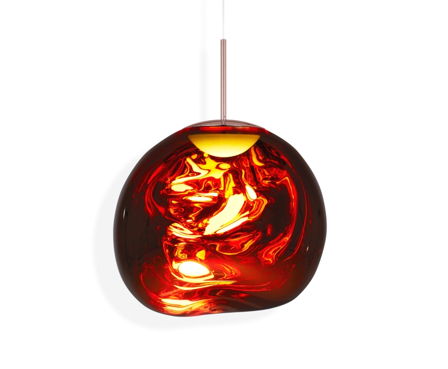 MELT LED 50 PENDANT COPPER ON Melt LED designed by Tom Dixon, Tom Dixon Lighting