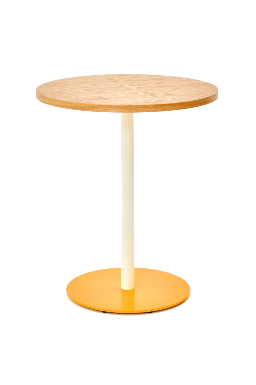 Tier Table 600mmDia Round Oak top Tier Table by NaughtOne, NaughtOne commercial Furniture