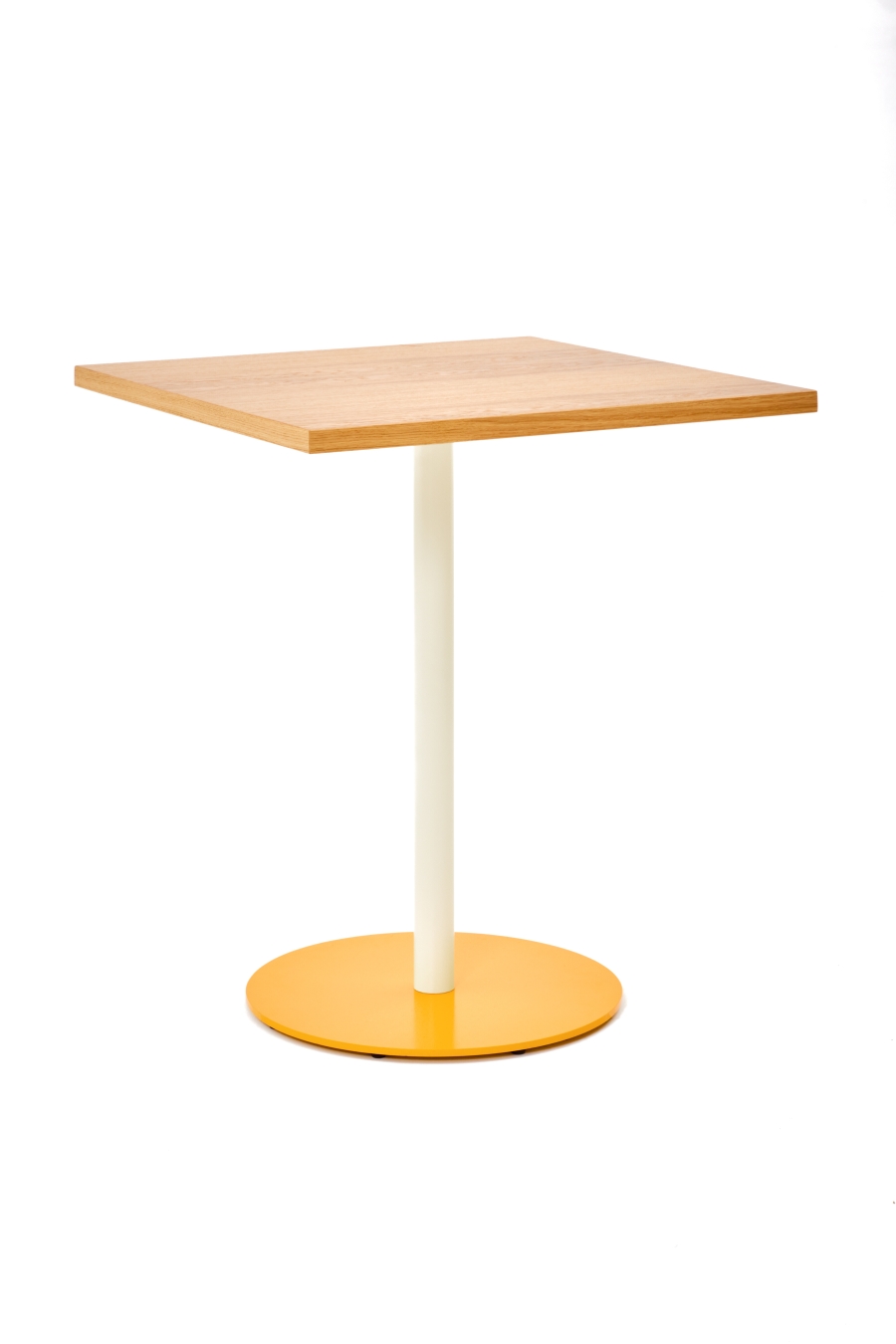 Tier Table 600mmx600mm Oak top Tier Table by NaughtOne, NaughtOne commercial Furniture