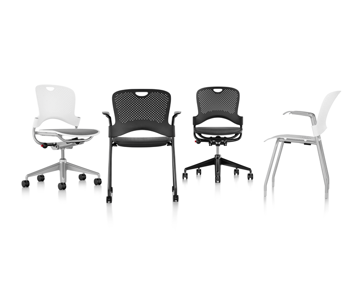 Caper Chairs Family Caper Stacking Chair by Herman Miller, Herman Miller Meeting Chair