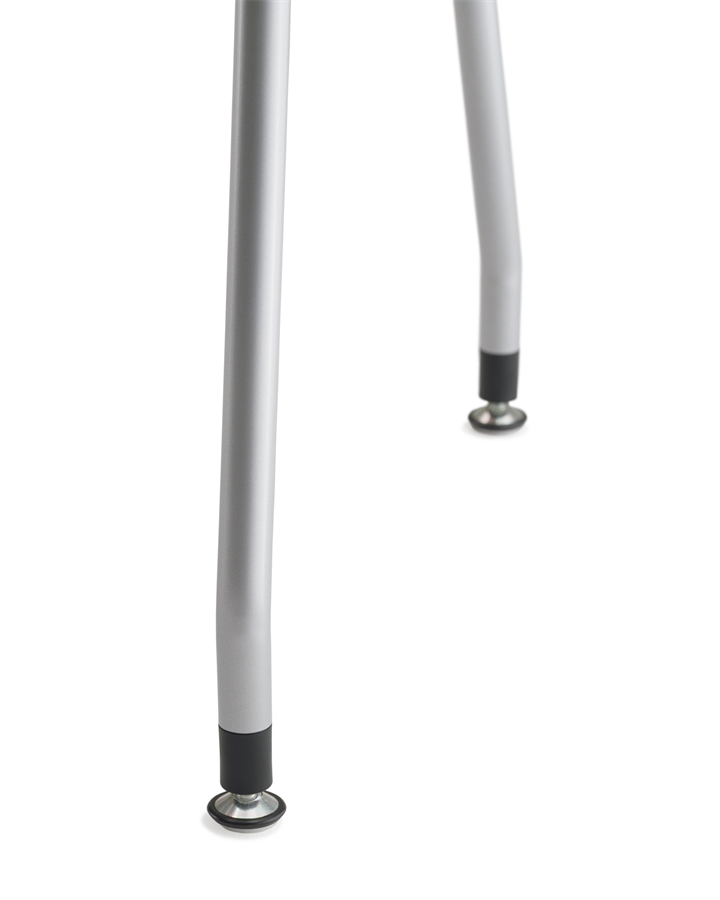Caper Stacking Chair - Metalic silver base with glides Caper Stacking Chair by Herman Miller, Herman Miller Meeting Chair
