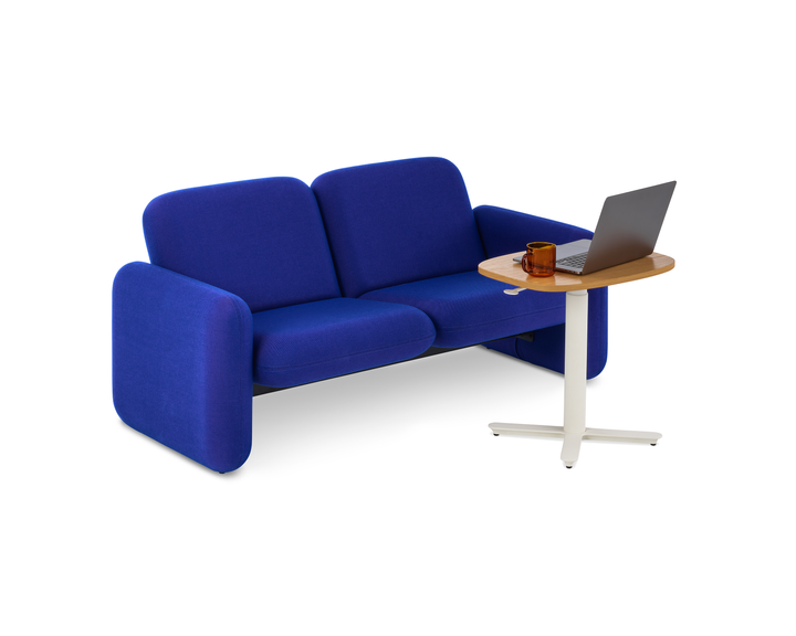 Passport_Lounge set up with Wilkes Sofa Passport Work Table Herman Miller, Herman Miller Collaborative Furniture