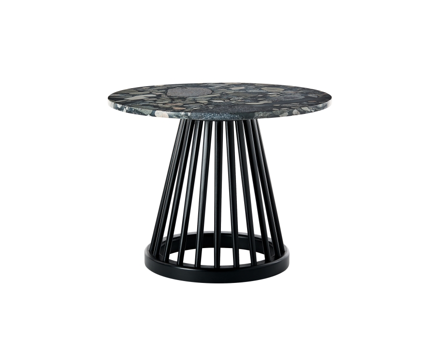 FAN-BLACK--600-PEBBLE Fan Table by Tom Dixon
