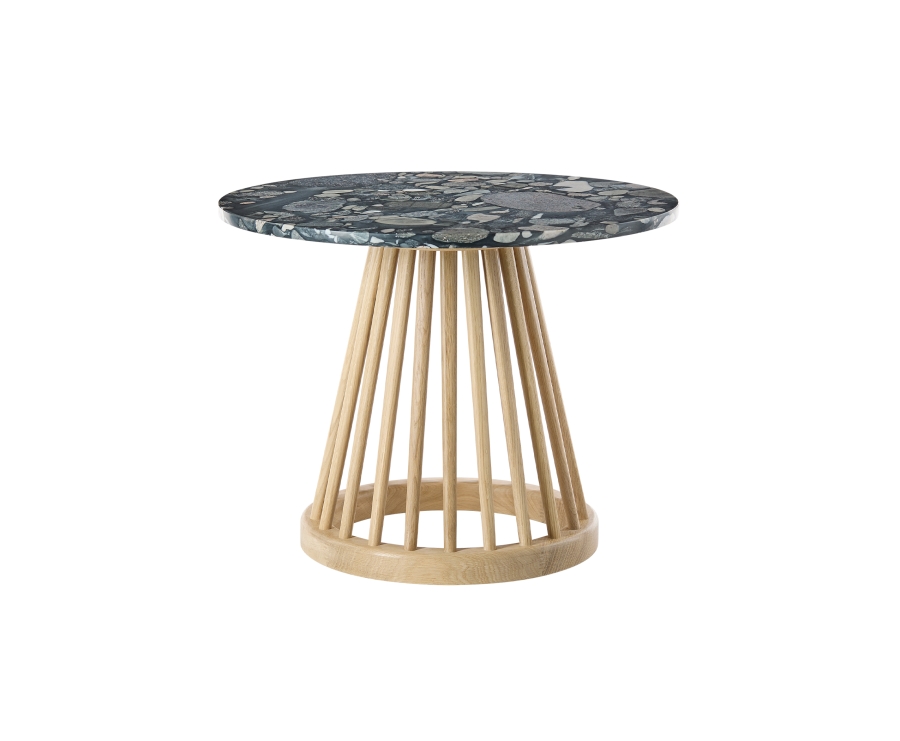 FAN-NATURAL---600-PEBBLE Fan Table by Tom Dixon