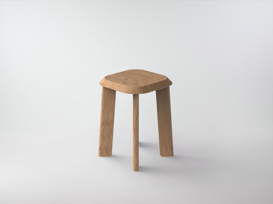 Humble Low Stool - Natural Humble Timber Stool by Furnished Forever, Available at designcraft Canberra