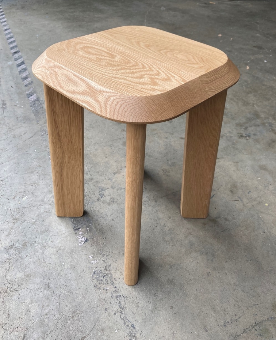 Humble Low Stool - Natural Humble Timber Stool by Furnished Forever, Available at designcraft Canberra