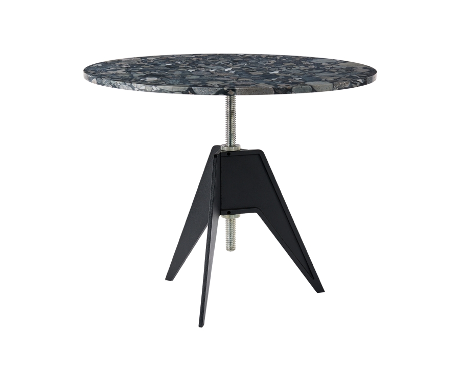 Screw Table 900 Pebble top Screw Table designed by Tom Dixon
