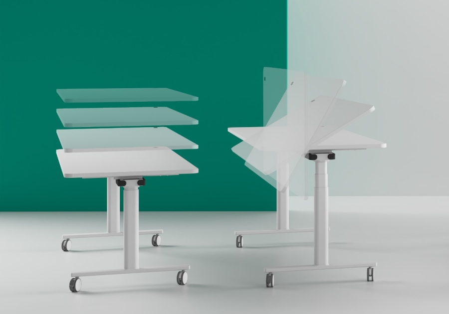 Jojo Electric Folding Height Adjustable Table by Thinking Works