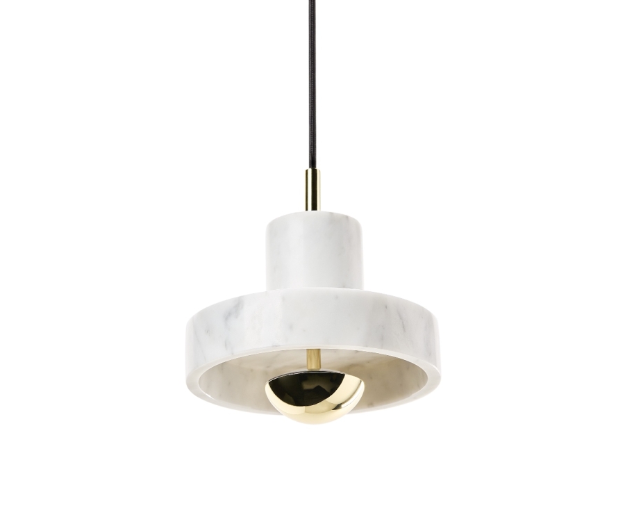 STONE-LED-PENDANT-ANGLED-SIDE-OFF Stone Pendant light designed by Tom Dixon