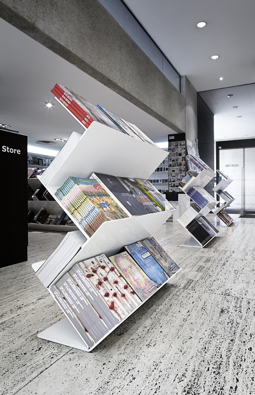 Flatliner Freestand in Queensland Art Gallery Flatliner Shelf by Derlot
