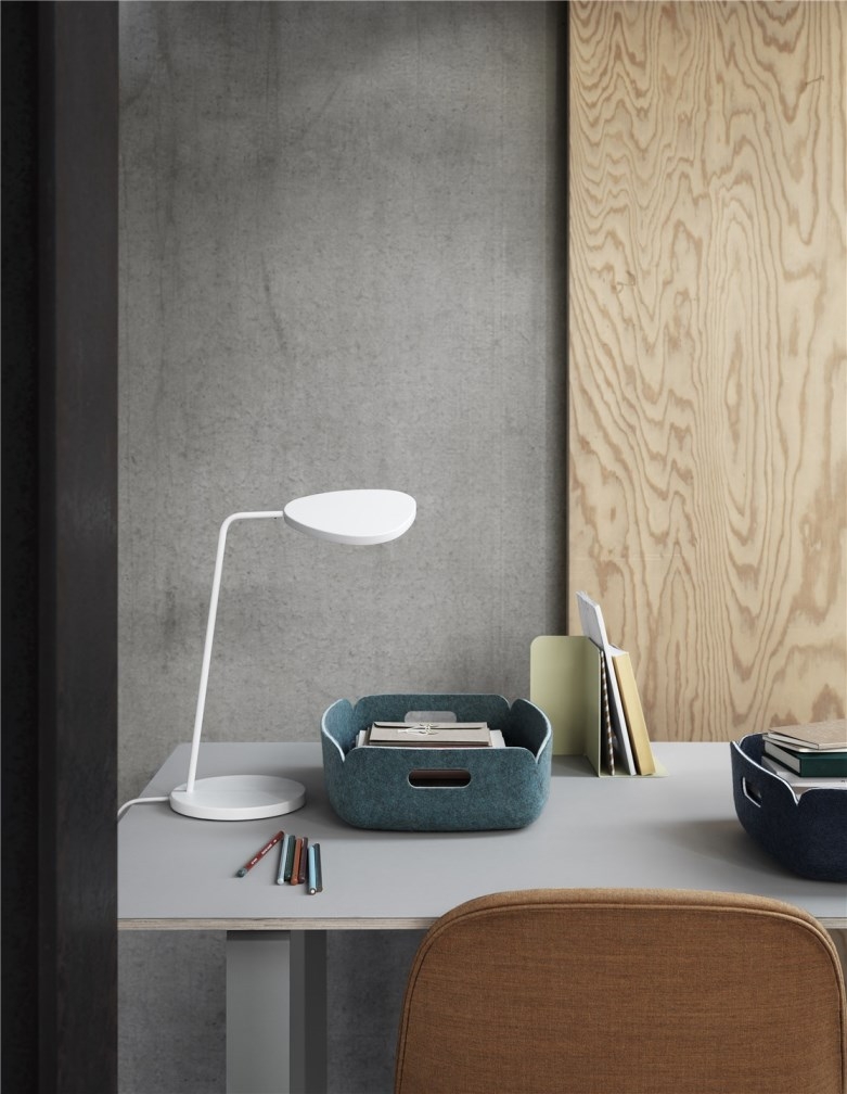leaf-fiber-restore-tray-compile-bookend Leaf Lamp by Muuto, Muuto Scandinavian design