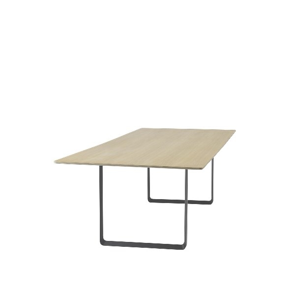 70/70 Table 295x108-oak-black-angle 70/70 Table by Muuto, Muuto Dining Table