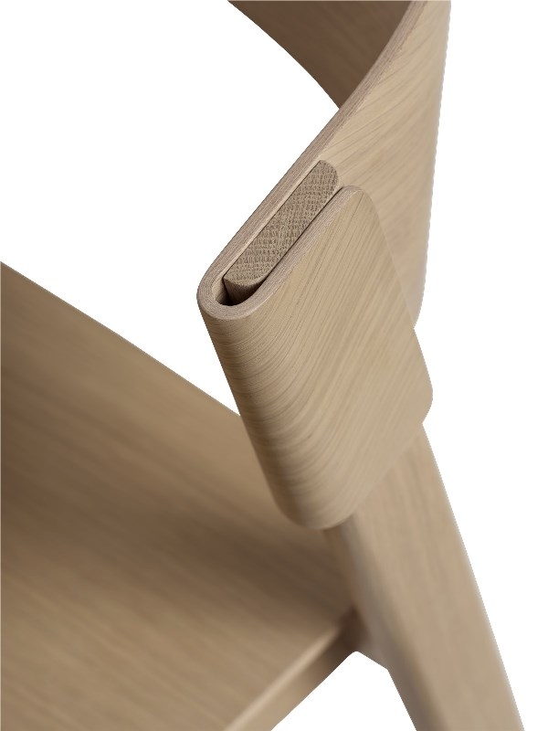 Cover-side-oak-detail-2-Muuto Cover Chair by Muuto, Cover Lounge Chair by Muuto, Muuto stackable chairs