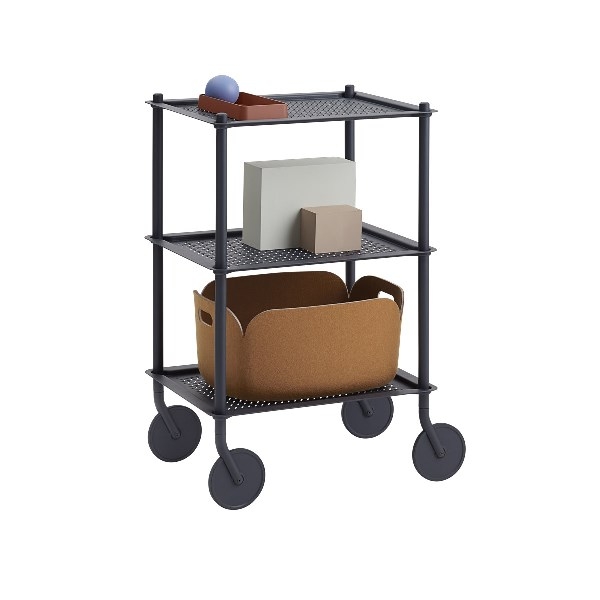 Flow-trolley-3-layer-blue-grey-w-styling-Muuto Flow Trolley by Muuto, Muuto Trolley