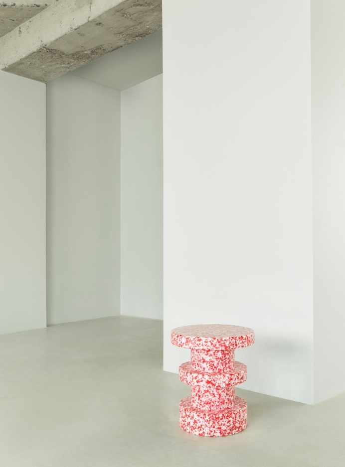 Bit_Stool_Stack_Red Bit Stool by NORMANN COPENHAGEN
