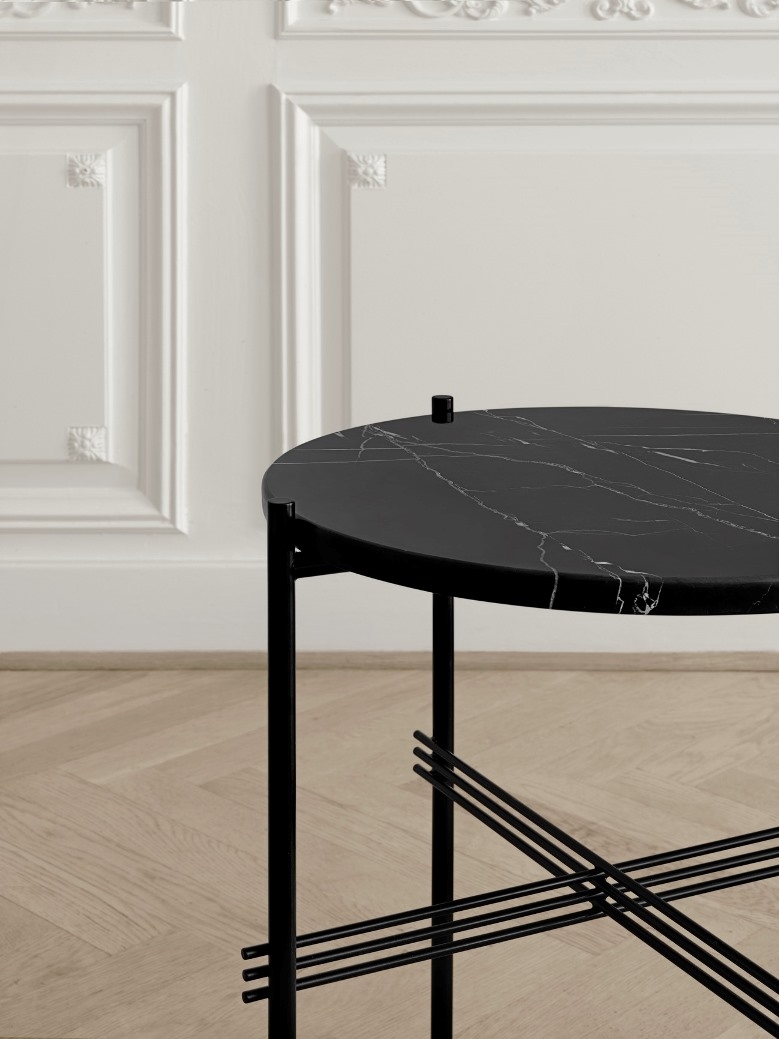 TS Side Table designed by GamFratesi for GUBI, GUBI Marble Side Table 