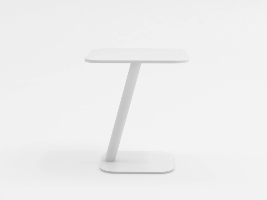 Elevar_Marco Height Adjust Side Table, White Elevar_Marco Height Adjust Side Table