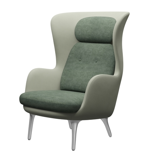 Ro Lounge Chair designed by Arne Jacobsen for Fritz Hansen, Fritz Hansen Ro Lounge Chair 