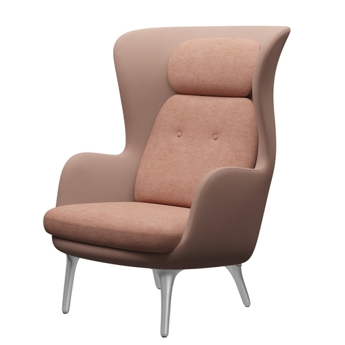 Ro Lounge Chair designed by Arne Jacobsen for Fritz Hansen, Fritz Hansen Ro Lounge Chair 