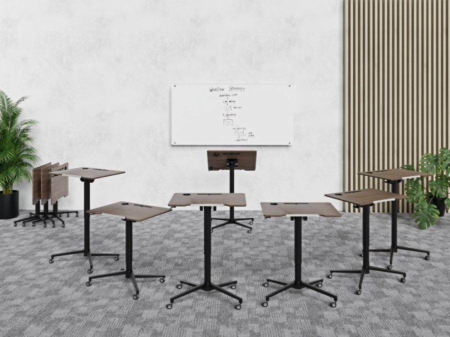 Height Adjustable Folding Student Table