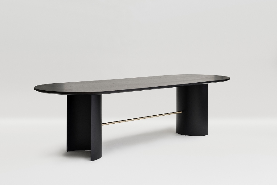 Stamp Dining Table_Black Stamp Dining Table by Grazia&Co, Australian designed and manufactured furniture