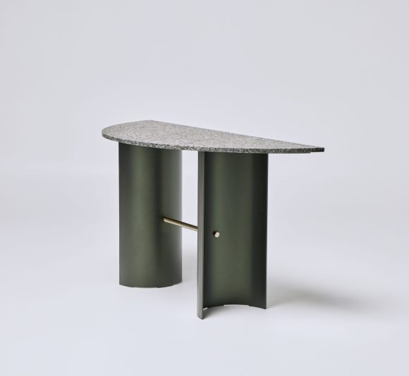 cameo-stone-top-d-shape-stamp-console-green-lantern Stamp Console by Grazia&Co, Australian designed and manufactured furniture