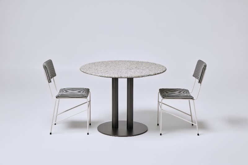 dita-chairs-and-pillar-dining-900dia Pillar Dining Table by Grazia&Co, Australian design and manufacture furniture