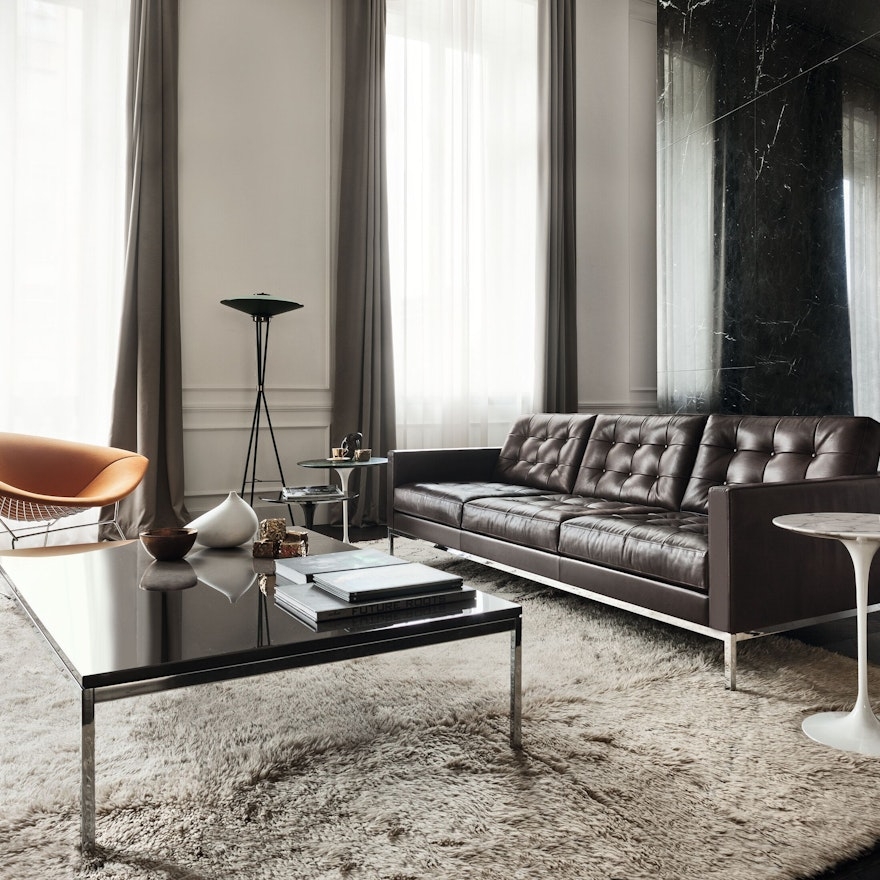 Florence Knoll_Low Coffee Table_Square_insitu Florence Knoll Low Table Knoll, Knoll furniture