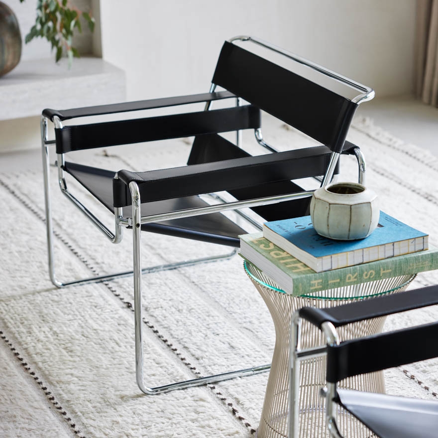Wassily chair_insitu Wassily Lounge Chair designed by Marcel Breuer, Knoll Wassily Chair, Knoll furniture