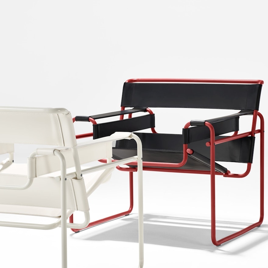 Wassily chair_insitu Wassily Lounge Chair designed by Marcel Breuer, Knoll Wassily Chair, Knoll furniture