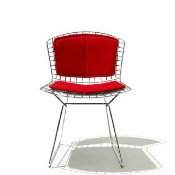 Bertoia_Sidechair_backpad_seatpad Bertoia Side Chair Knoll, Knoll Furniture