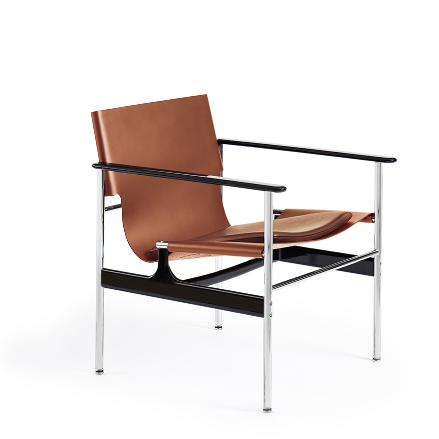 Pollock_Armchair_Cognac Pollock Armchair designed by Charles Pollock, Knoll furniture