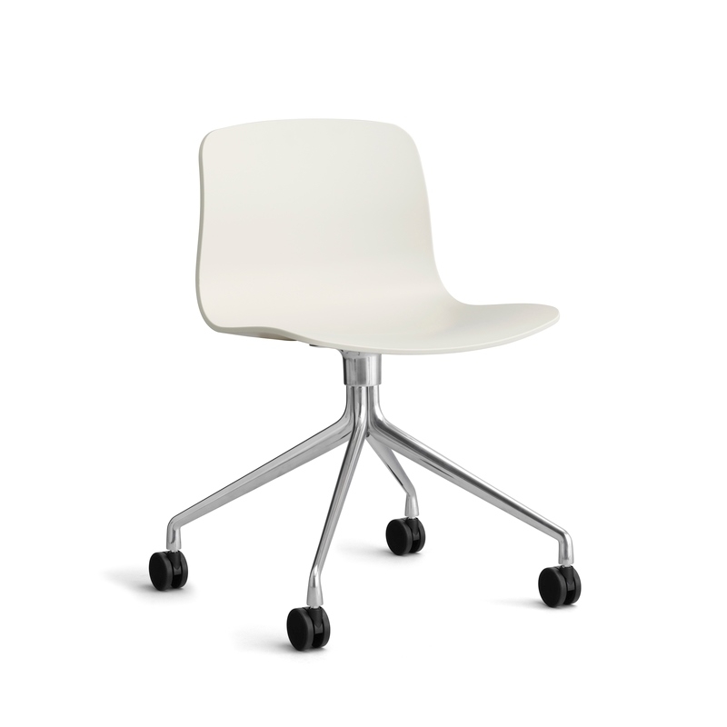 AAC 14 melange cream 2.0 shell_polished aluminium base About A Chair collection by HAY designed by Hee Welling